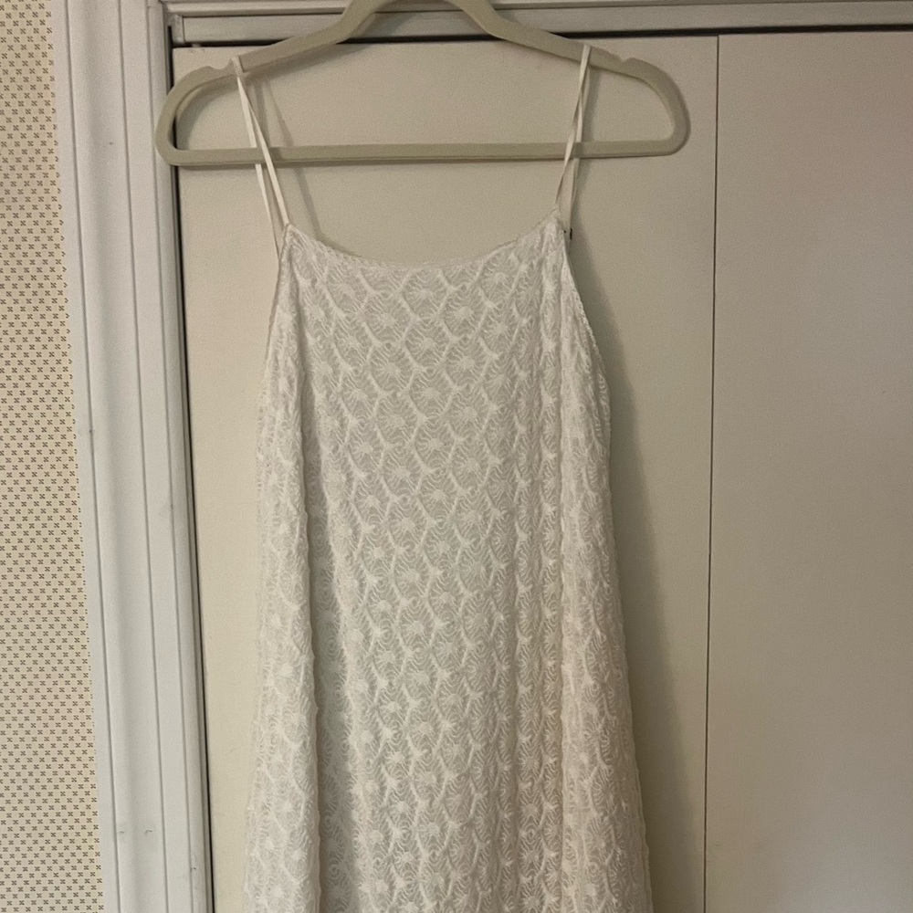 Anthropologie White Dress XS
